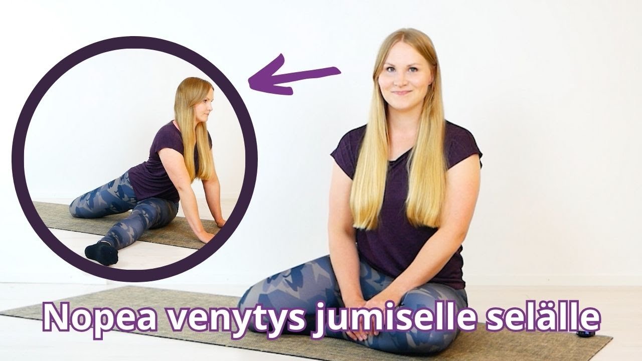 Nopea venytys jumiselle selälle - tehokas apu!