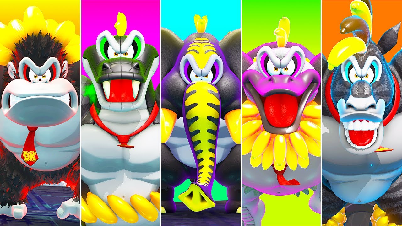 Donkey Kong Bananza - All Bananza Transformations & Pauline Songs