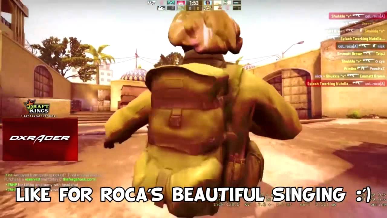 CS GO - BEST OF ROCA(FUNNY MOMENTS, VAC SHOTS, CRAZY PLAYS)