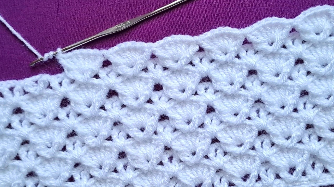 ¡Solo 2 Filas! Puntada en Relieve y Acolchado, Fácil y Rápido de Tejer/Baby Blanket Knitting Pattern