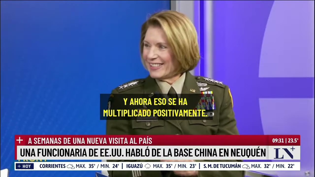 Una funcionaria de EE.UU. habló de la base china en Neuquén; a semanas de una nueva visita al país