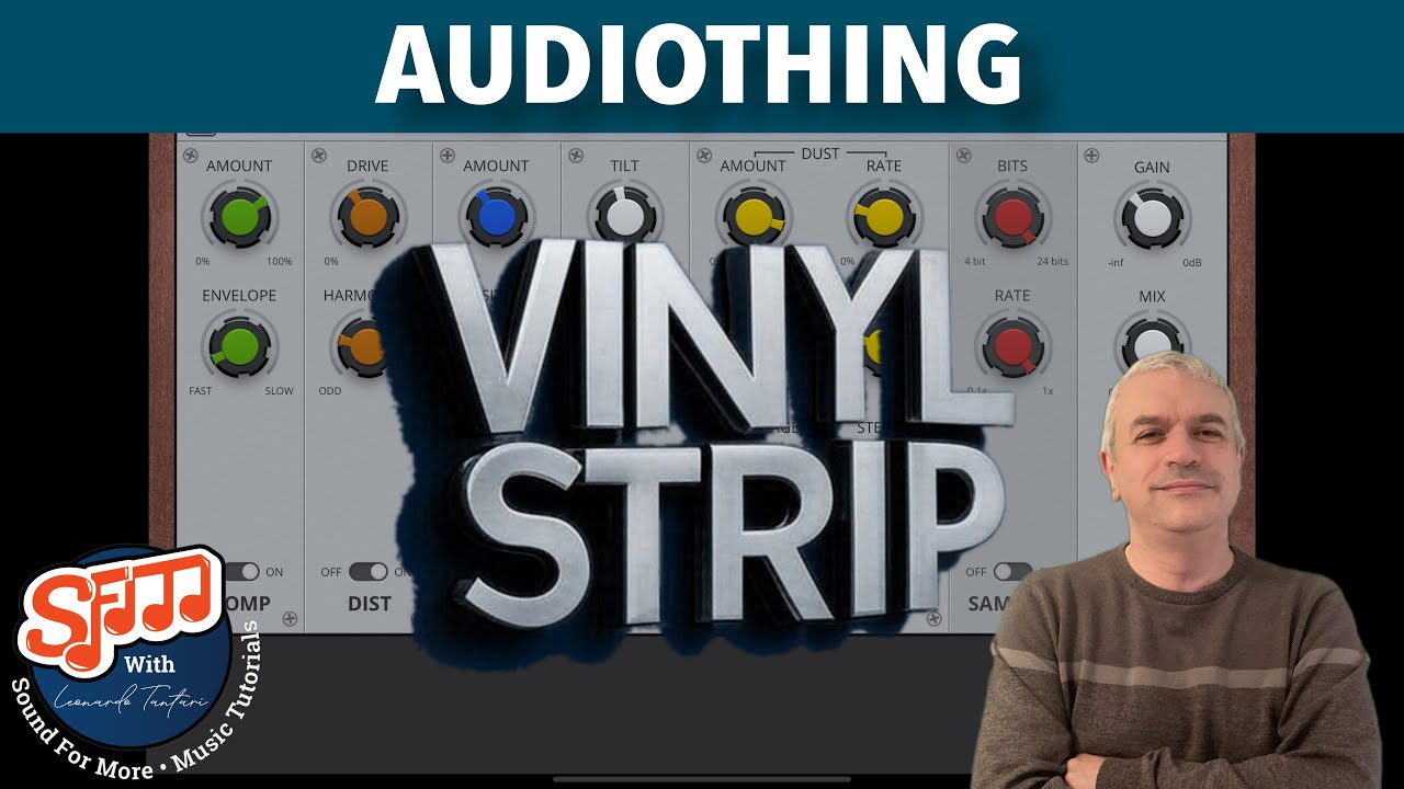 iOS - AudioThing Vinyl Strip AUv3 - Demo no talk