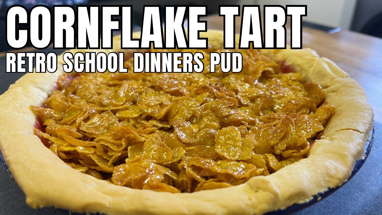 CORNFLAKE TART Retro School Dinners Pudding