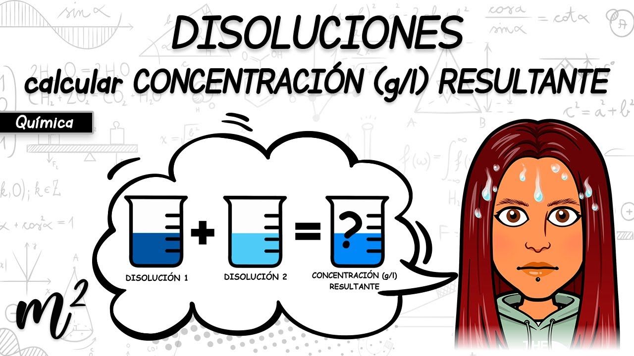 🔝CALCULAR CONCENTRACIÓN (g/l) RESULTANTE🔝 DISOLUCIONES