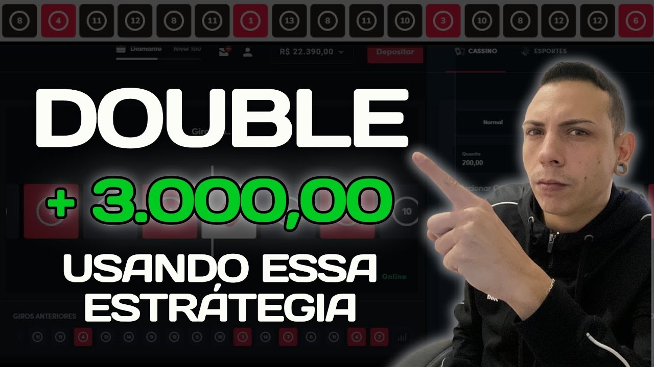 COMO FIZ R$3.000 NO DOUBLE DA BLAZE EM 10 MINUTOS!!  (AO VIVO)