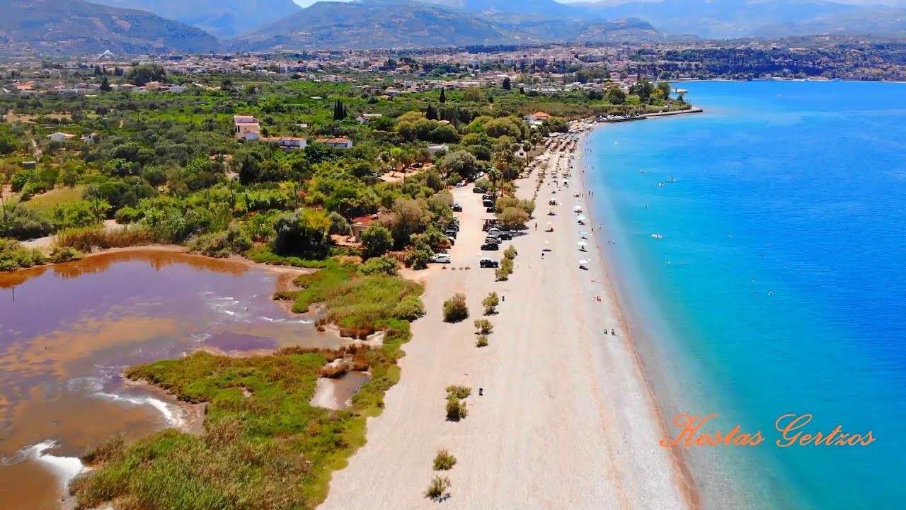 ΠΑΡΑΛΙΑ ΑΛΥΚΕΣ, ΑΙΓΙΟ (DRONE). ALYKES BEACH, AEGHION, ACHAEA, GREECE