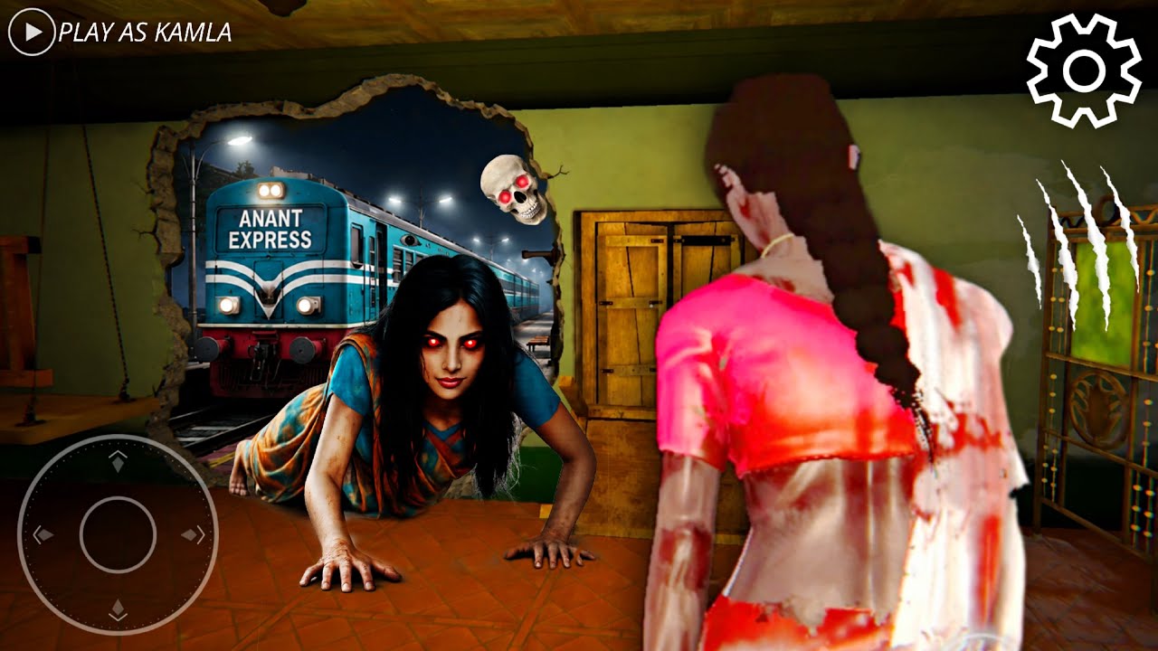 PLAYING AS KAMLA IN ANANT EXPRESS HORROR TRAIN || KAMLA VS HAUNTED INDIAN TRAIN