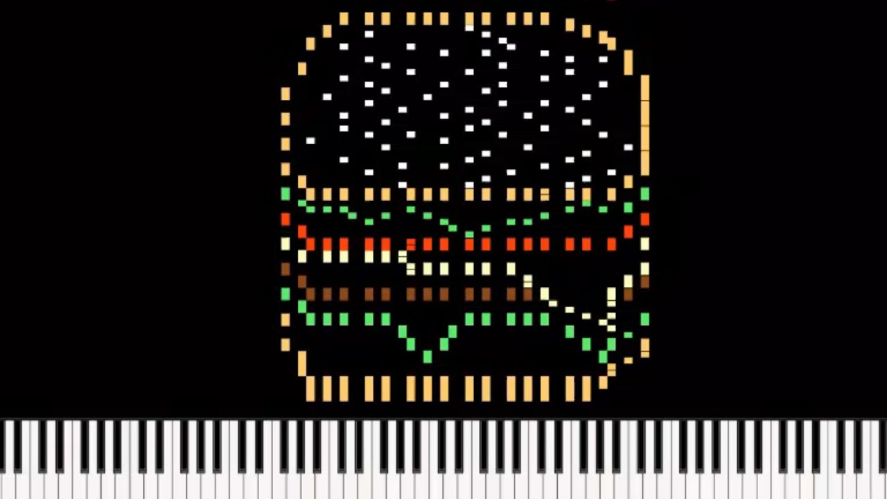 Sad Piano Art of America’s Favorite Fast Foods: Burgers, Hot Dogs & Pizza