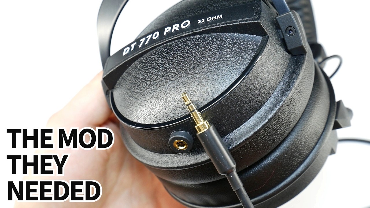 Как модифицировать наушники Beyerdynamic DT-770/880/990 со съемным кабелем