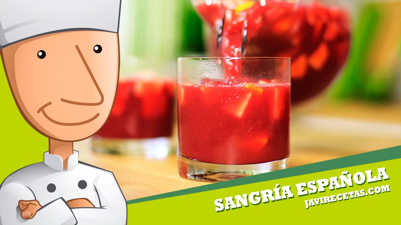 Aut&eacute;ntica Sangria Espa&ntilde;ola - Javi Recetas