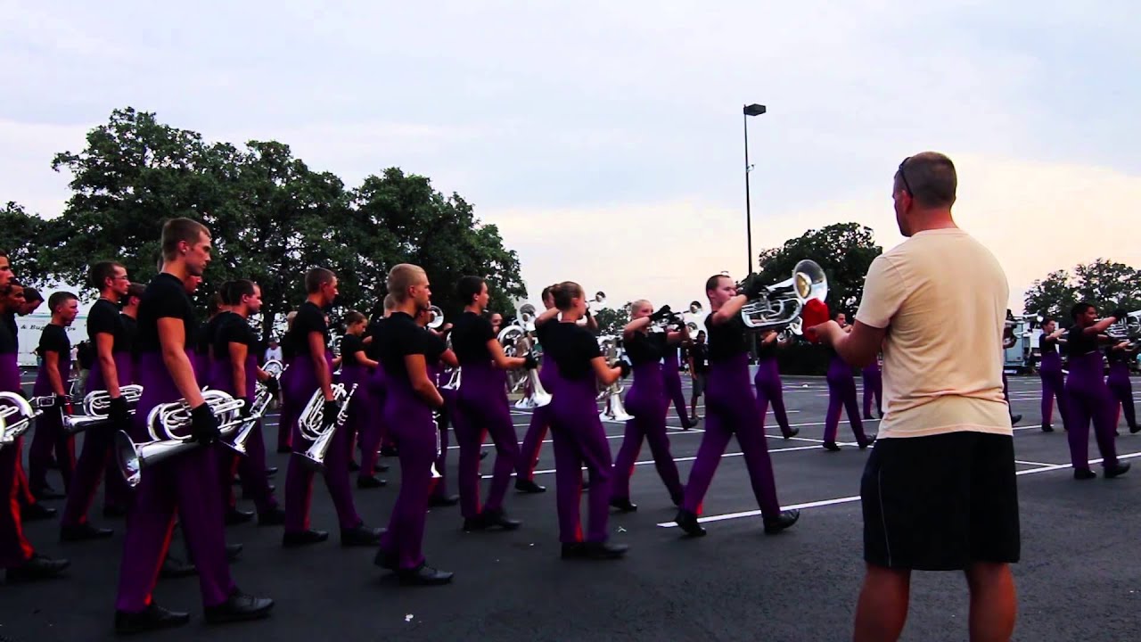 2013 Carolina Crown Hornline Visual Warm-Up @ Tour of Champions - Texas