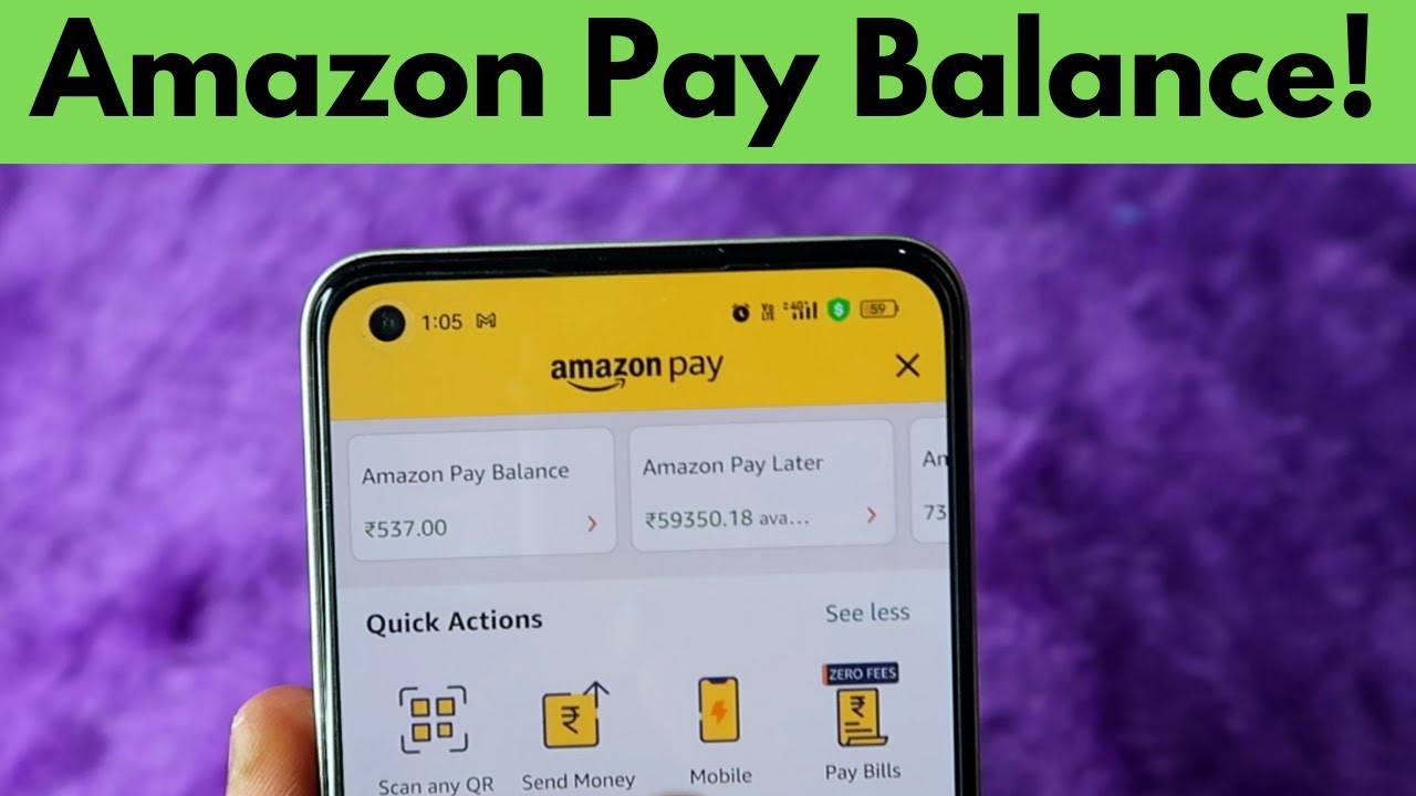 How to check Amazon pay balance & Amazon pay later balance