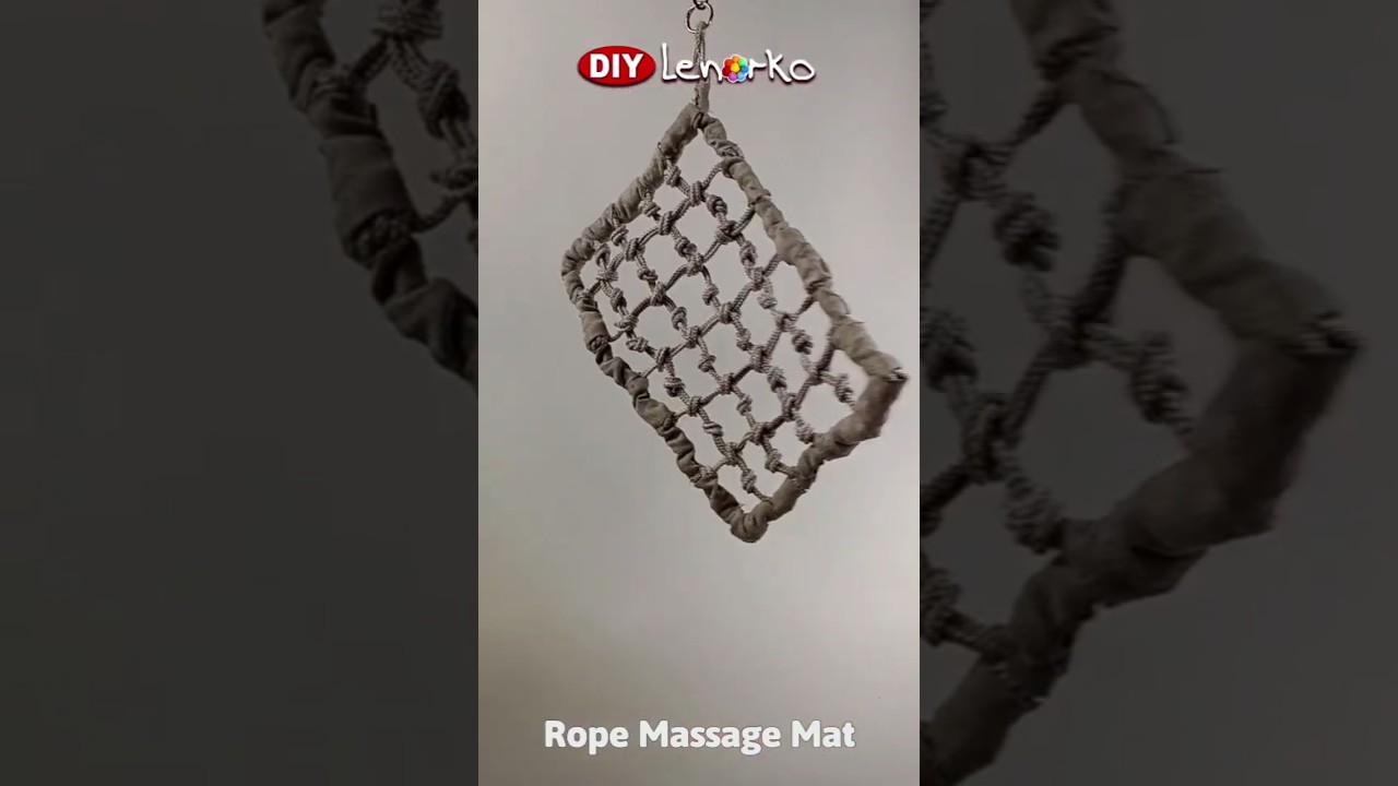 ✨ Nordic Rope Massage Mat — Handmade Comfort for Your Chair  