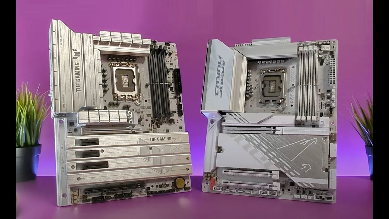 Обзор белых материнских плат ASUS TUF Gaming Z890-Pro и Gigabyte Z890 Aorus Pro Ice