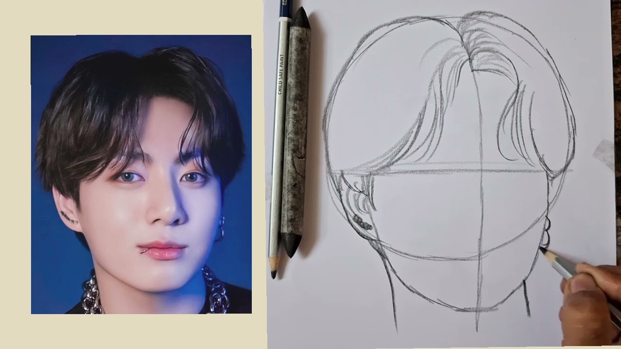 Bts Jungkook drawing #btsarmy