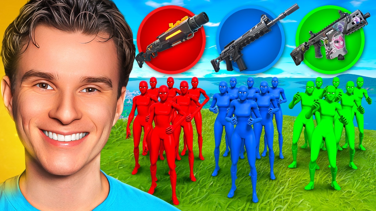 Welche WAFFE ist die BESTE in Fortnite? 🔴🔵🟢