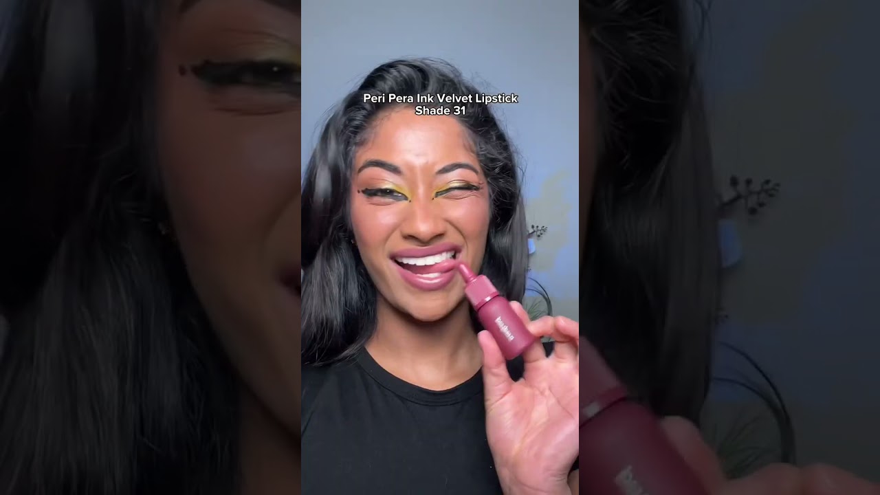 Velvet lipsticks all the way 😂🫶🏾 #browngirlmakeup