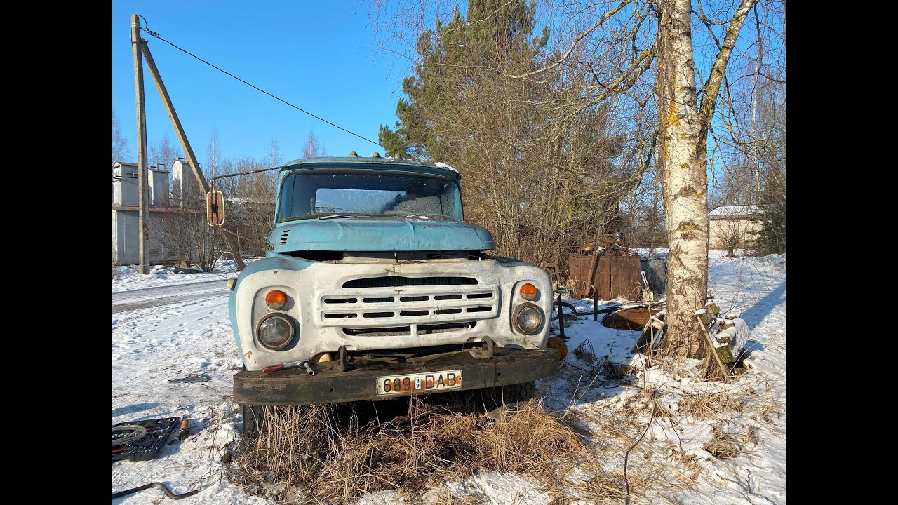 Starting Zil 130 after 20 years + Test drive