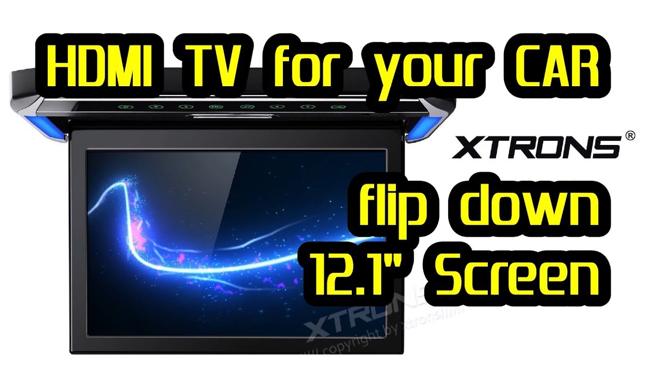 Xtrons Overhead flip down Monitor 12.1