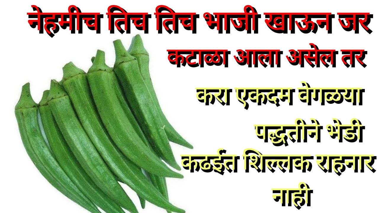 नेहमीच तिच तिच भाजी खाऊन जर कटाळा आला असेल तर करा एकदम वेगळया पद्धतीने भेडी कढईत शिल्लक राहनार नाही 