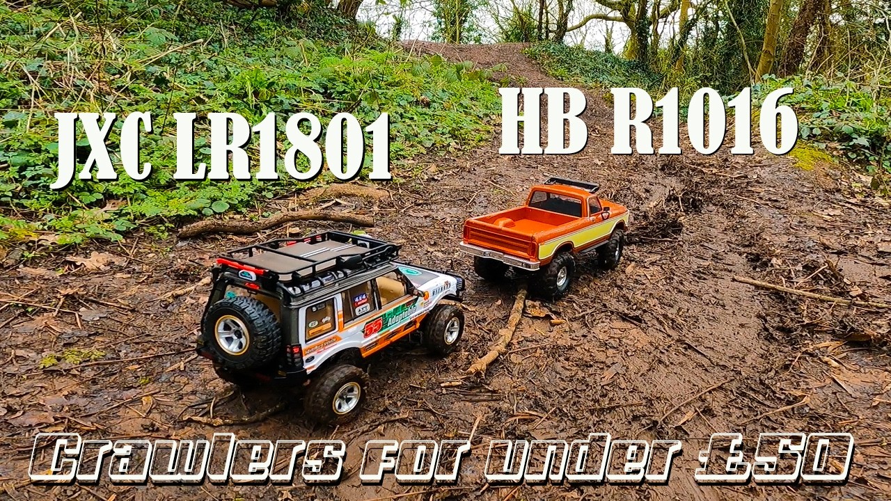 Super Cheap RC Crawlers On The Trails Punching Above Their Weight - Sub £50 JXC LR1801 x HB R1016