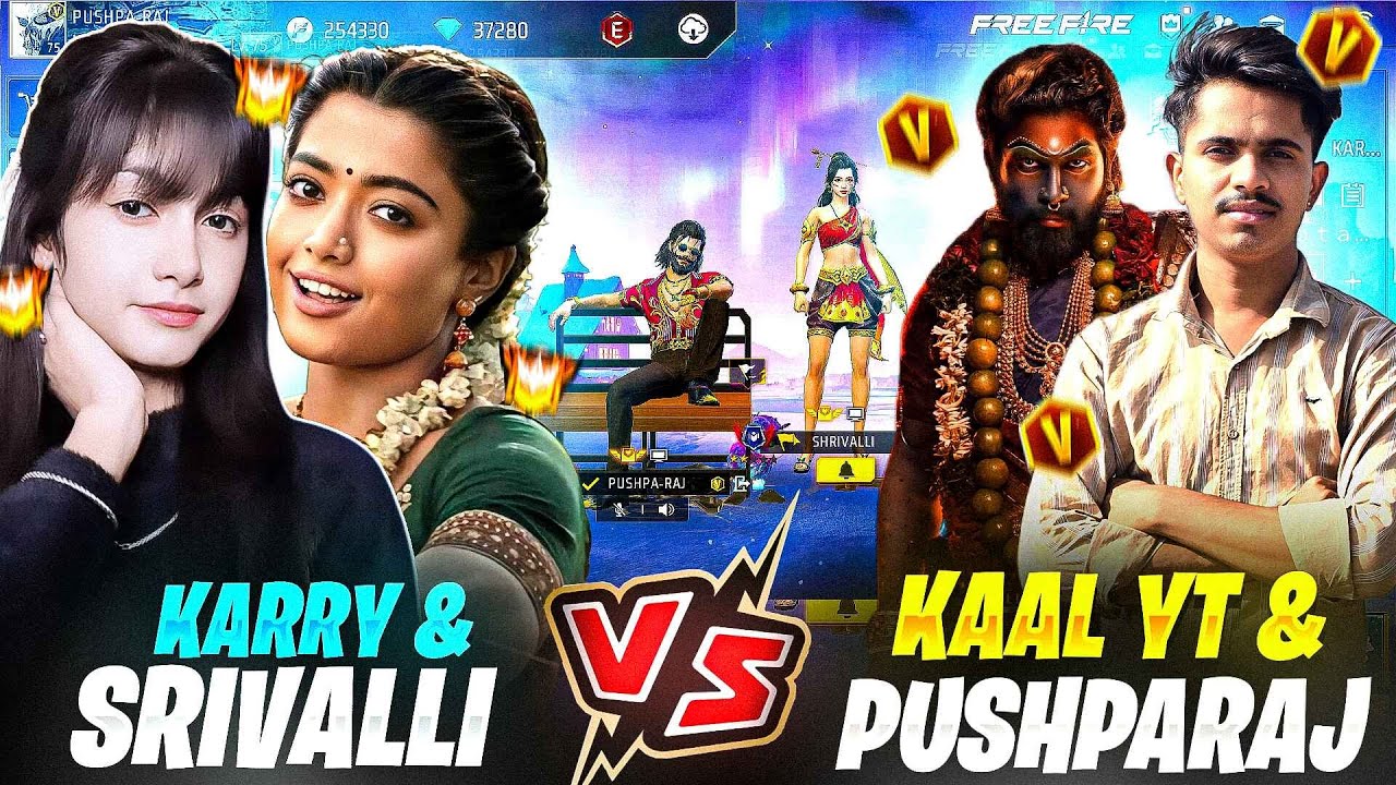 PUSHPARAJ & SHRIVALLI IN FREE FIRE | BIGGEST CHALLANGE FOR ME😡1 VS 1 😱AAUKAT KI BAT 👿WHO WON??