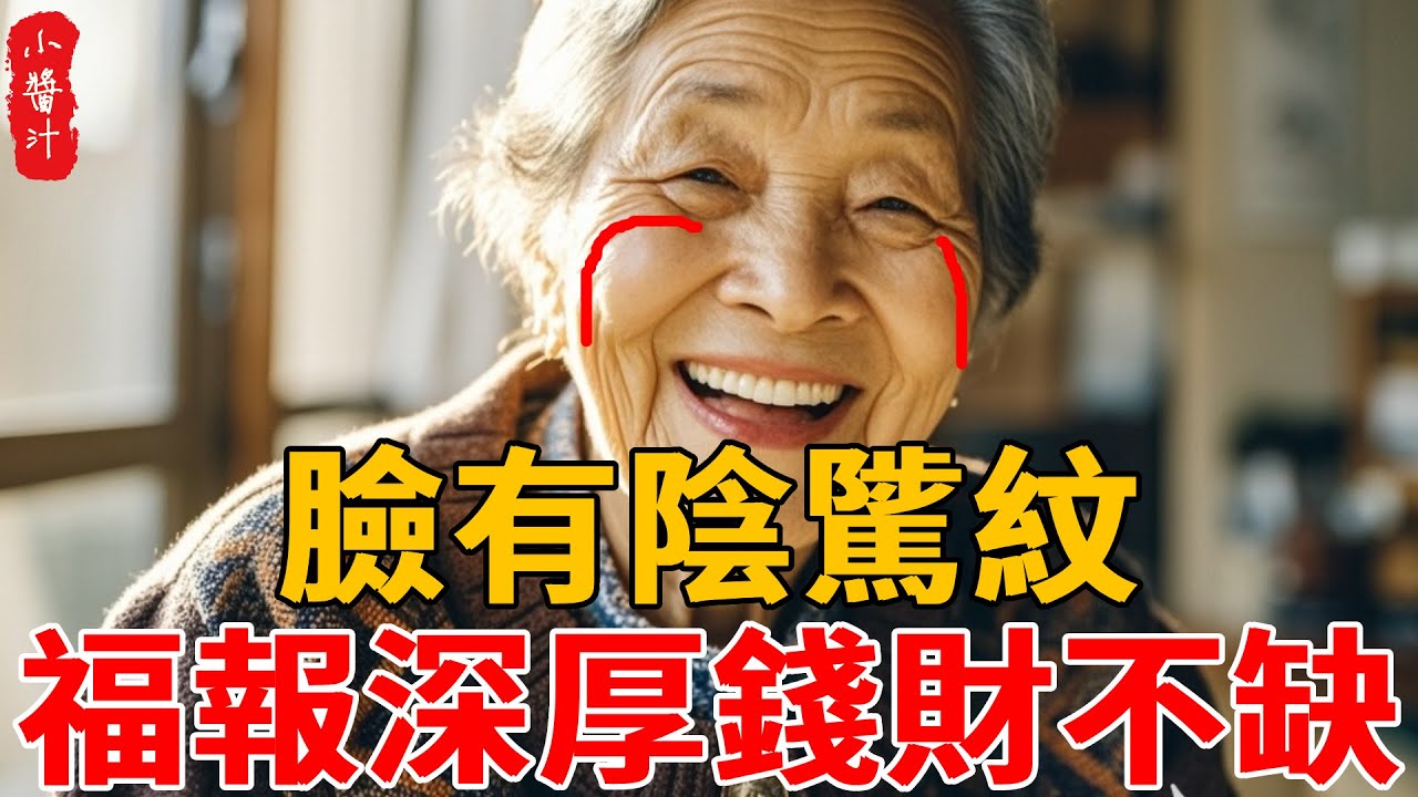 女性速查！右臉五處全中的人千年難遇：嘴角上揚旺夫得遺產，陰騭紋深重子女暴富，《麻衣相法》認證的富貴命你有嗎？#生活小醬汁#風水#相學