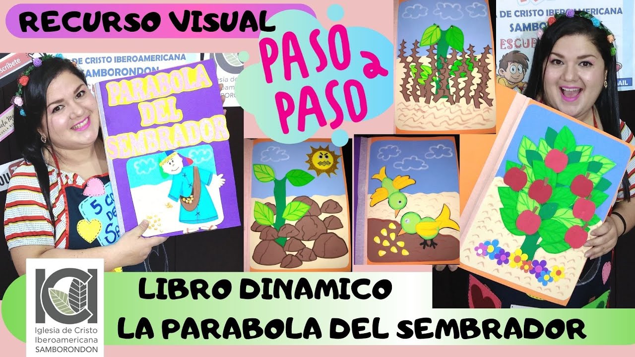 LIBRO DINAMICO DE  LA PARABOLA DE SEMBRADOR - PASO A PASO - 4 TIPOS DE TIERRA - CLASES VIRTUALES.