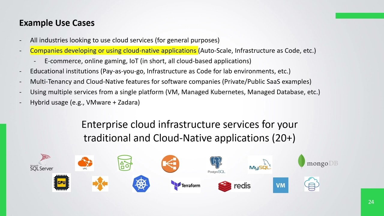 23 | Zadara Edge Cloud Use Cases & Industries