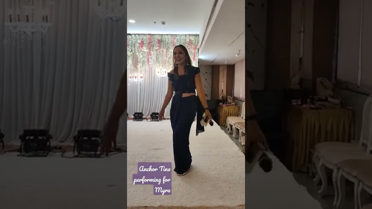 Anchor Tina performance for Myra. #tina #anchortina #bestweddinganchorinindia #bestanchor #mayra