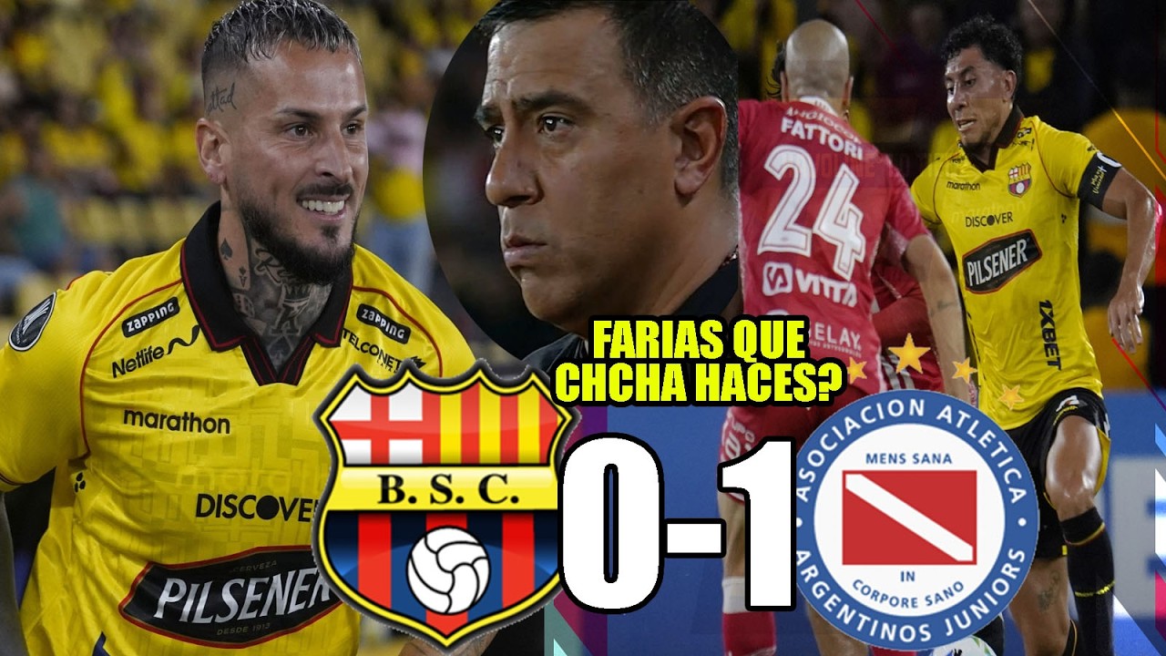 QUE CHCHA HACER CESAR FARIAS? BARCELONA 0-1 ARGENTINOS JRS! QUE MAL JUGO BSC Y PRIMERA DECEPCION