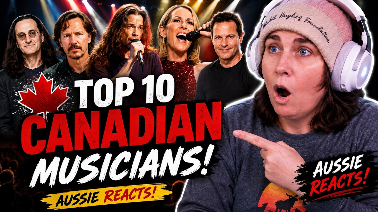 Top 10 Canadian Musicians | Australian Reacts | AussieTash