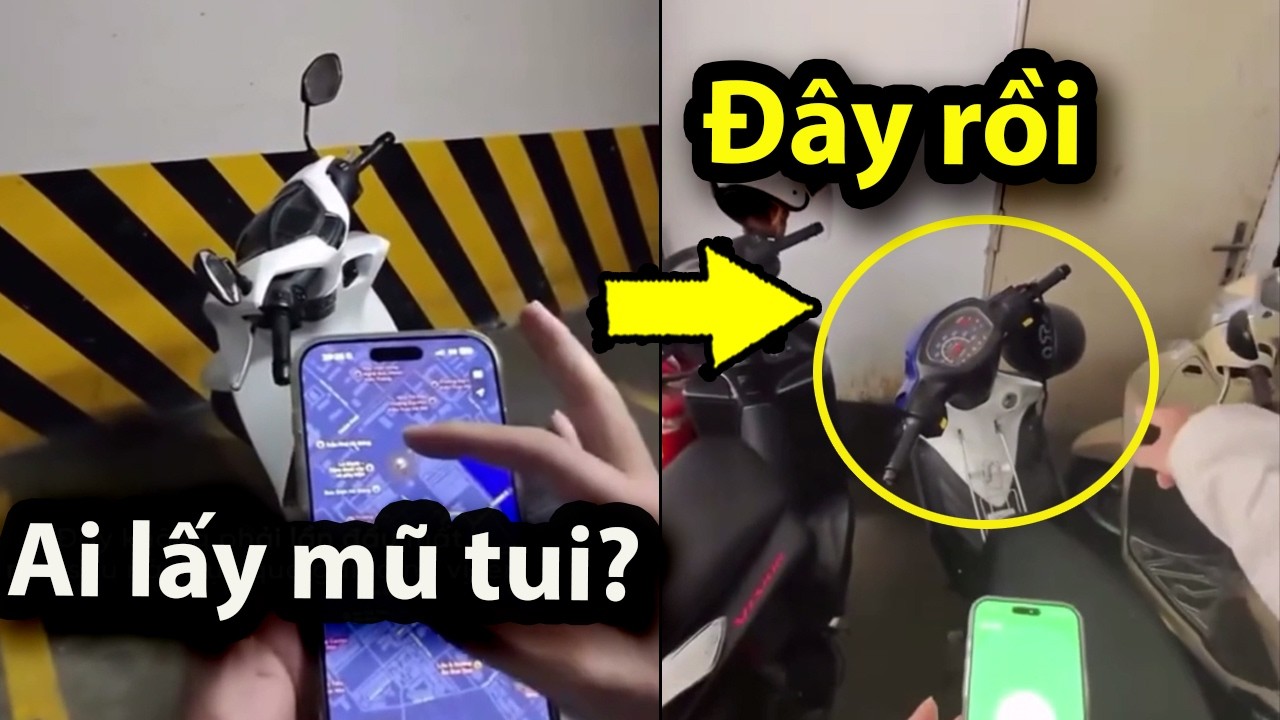 Độc lạ, chàng trai tìm lại được mũ bảo hiểm nhờ có gắn định vị | Thomas Edi Long