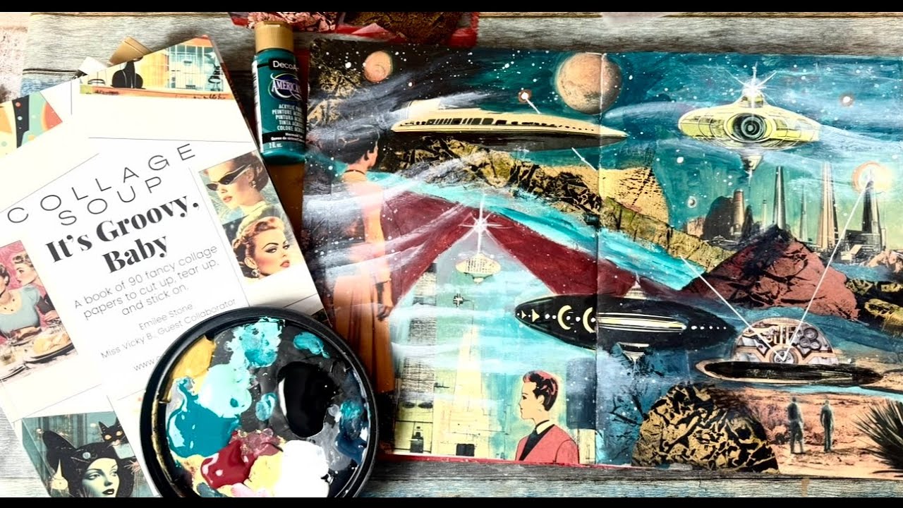 Collage Soup and Gelli Prints