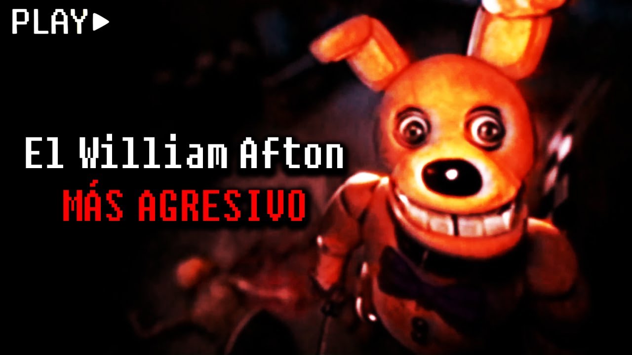 El William Afton MÁS AGRESIVO de los VHS ❌ [FNAF/VHS]