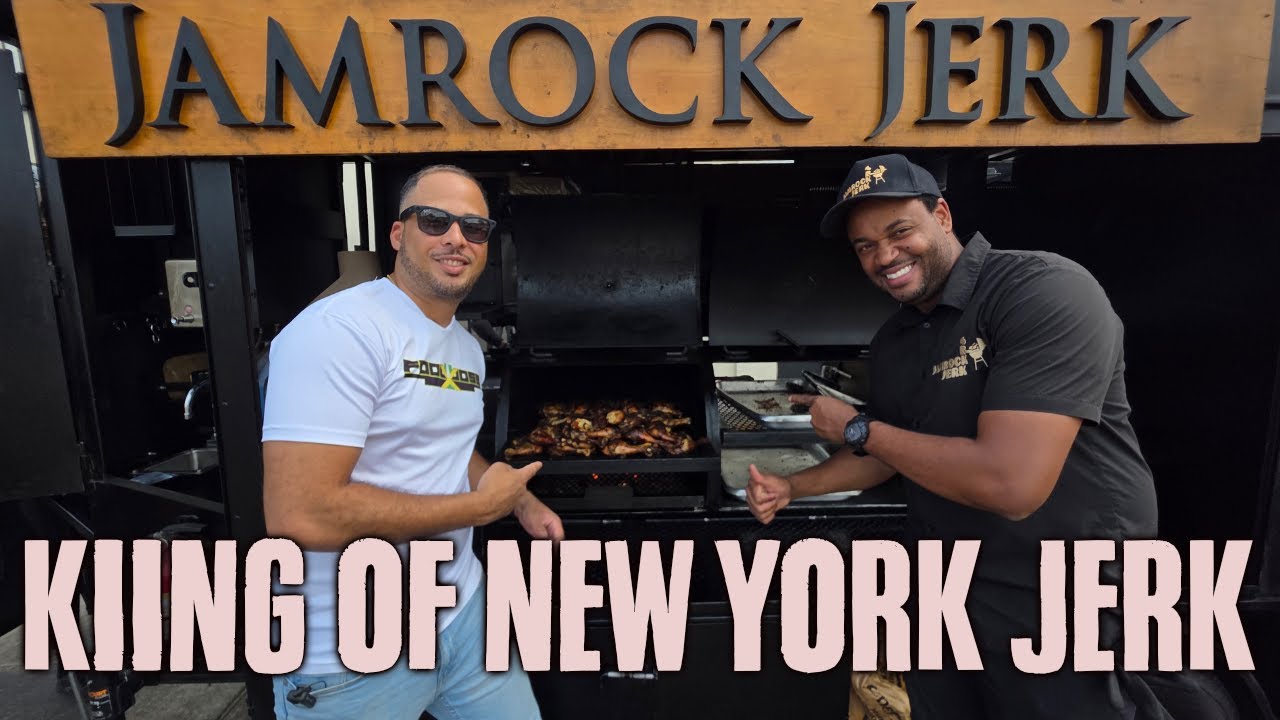 KING OF NEW YORK JERK! EVERY BITE IS A TRIP TO JAMAICA  QUITE POSSIBLY THE BEST JERK IN THE USA!?
