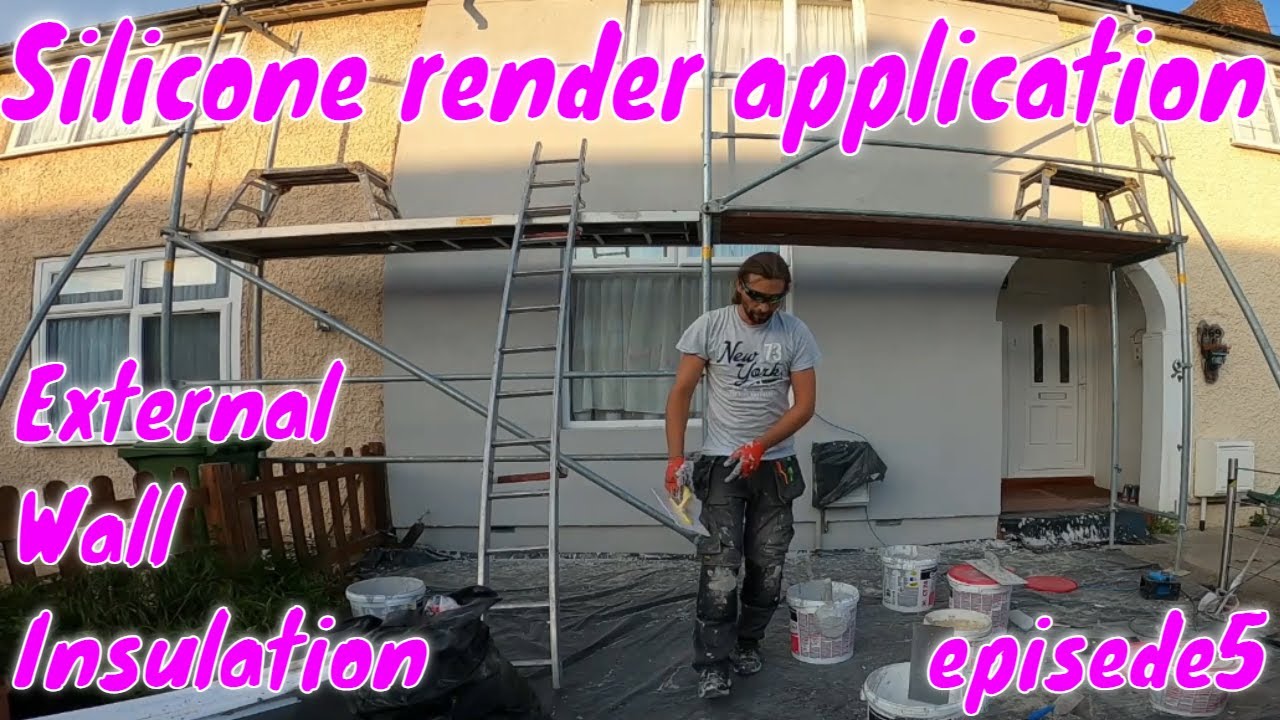 EWI Self clean Silicone render application ep5