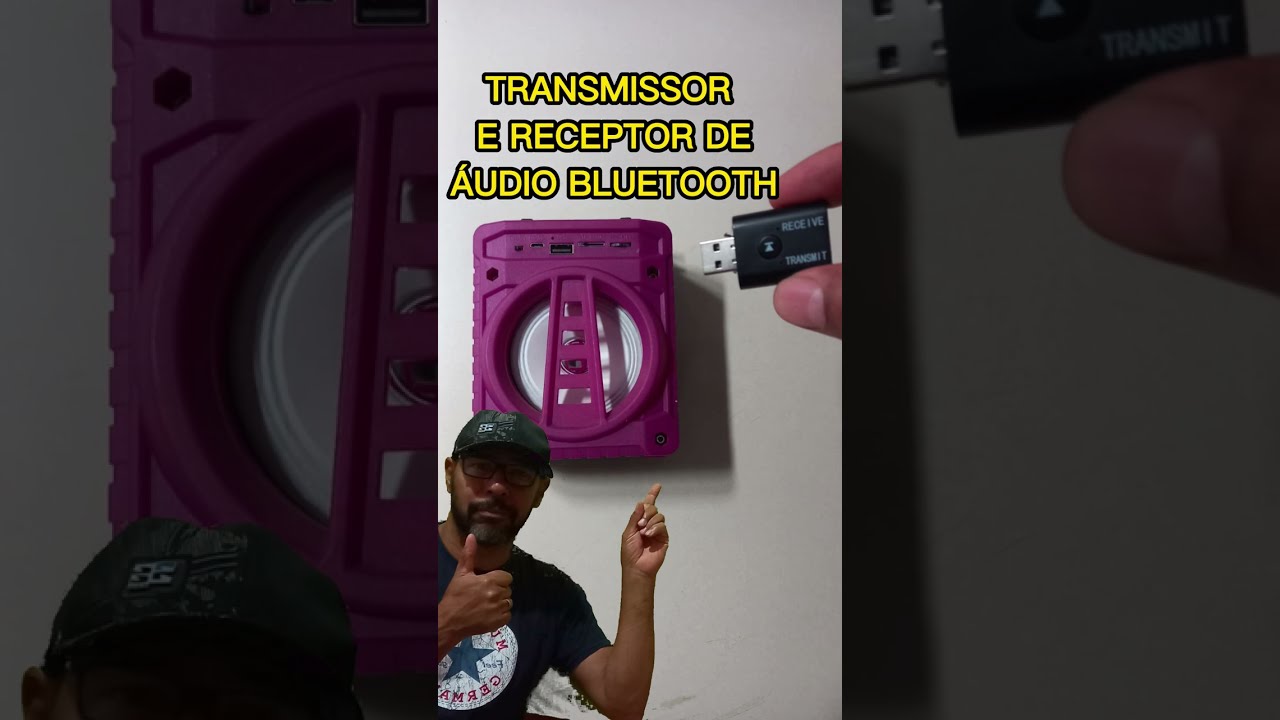 BLUETOOTH ÁUDIO TRANSMISSOR E RECEPTOR