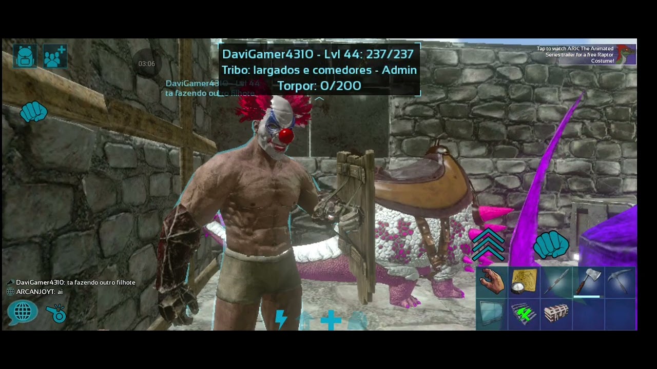 Ark jogo top servidor jojomortal 