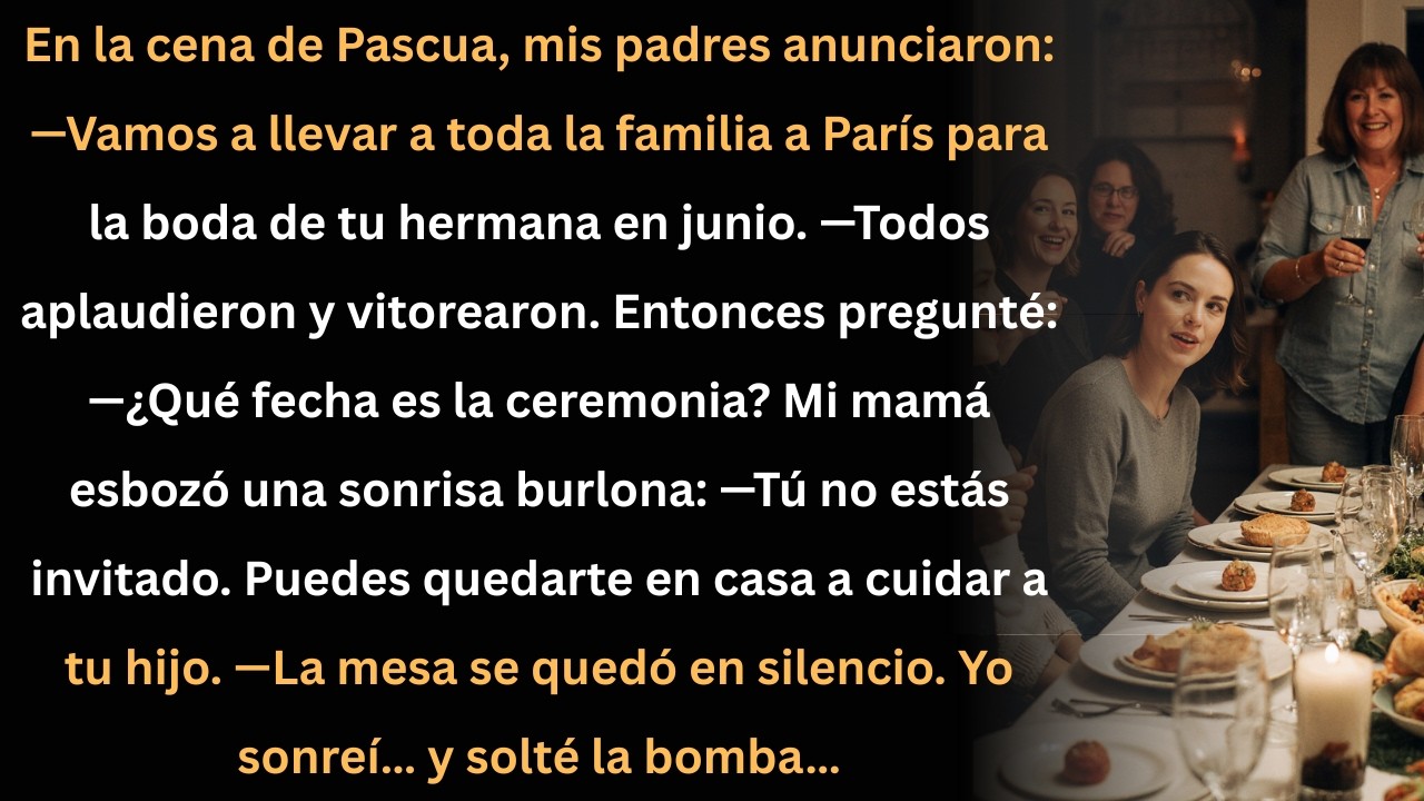 Anunciaron la boda de mi hermana en París… y yo no estaba invitado.