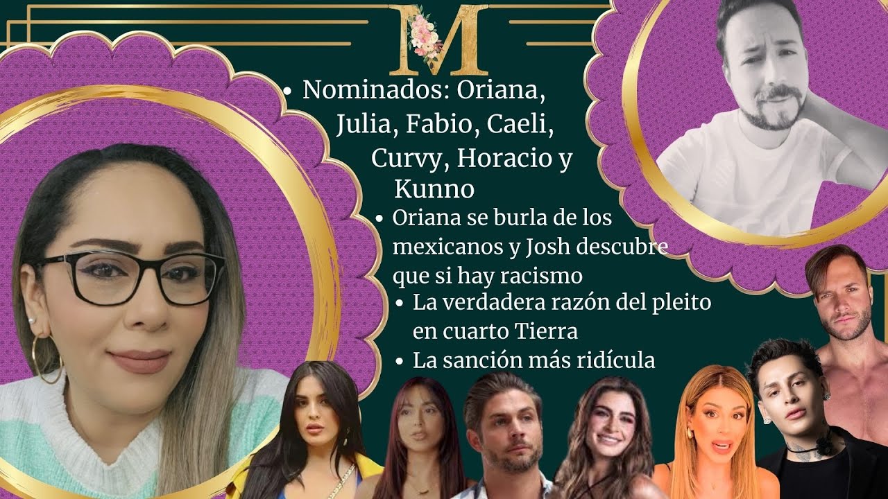 Nominados: Oriana, Julia, Fabio, Caeli, Curvy, Horacio y Kunno / Audio para Tierra / Otra vez Oriana