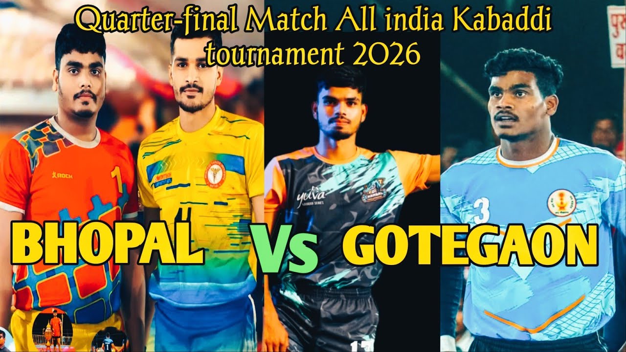 QF Skmg gotegaon Vs Bhel bhopal All india Kabaddi tournament 2026