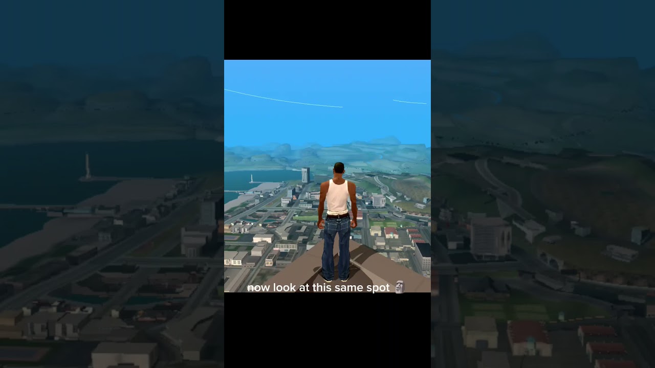 GTA San Andreas but with Next-Gen Vision 🤯 | Draw Distance Mod 🔭🔥 #GTASA #Mods