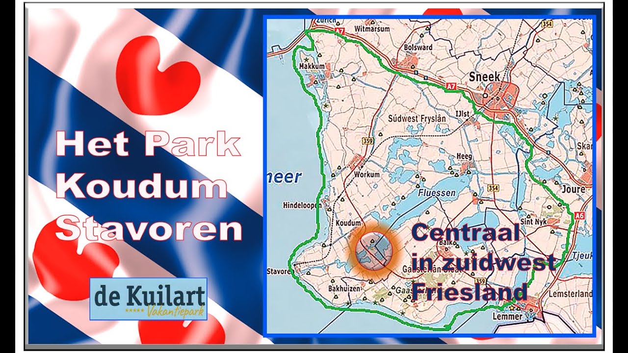 Centraal in zuidwest Friesland; de Kuilart