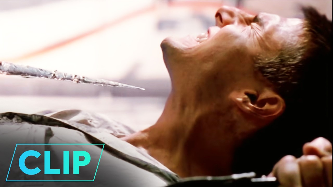 Mission Impossible (1996) | Ethan Hunt's 200MPH Death Jump | Tom Cruise, Jean Reno, Jon Voight