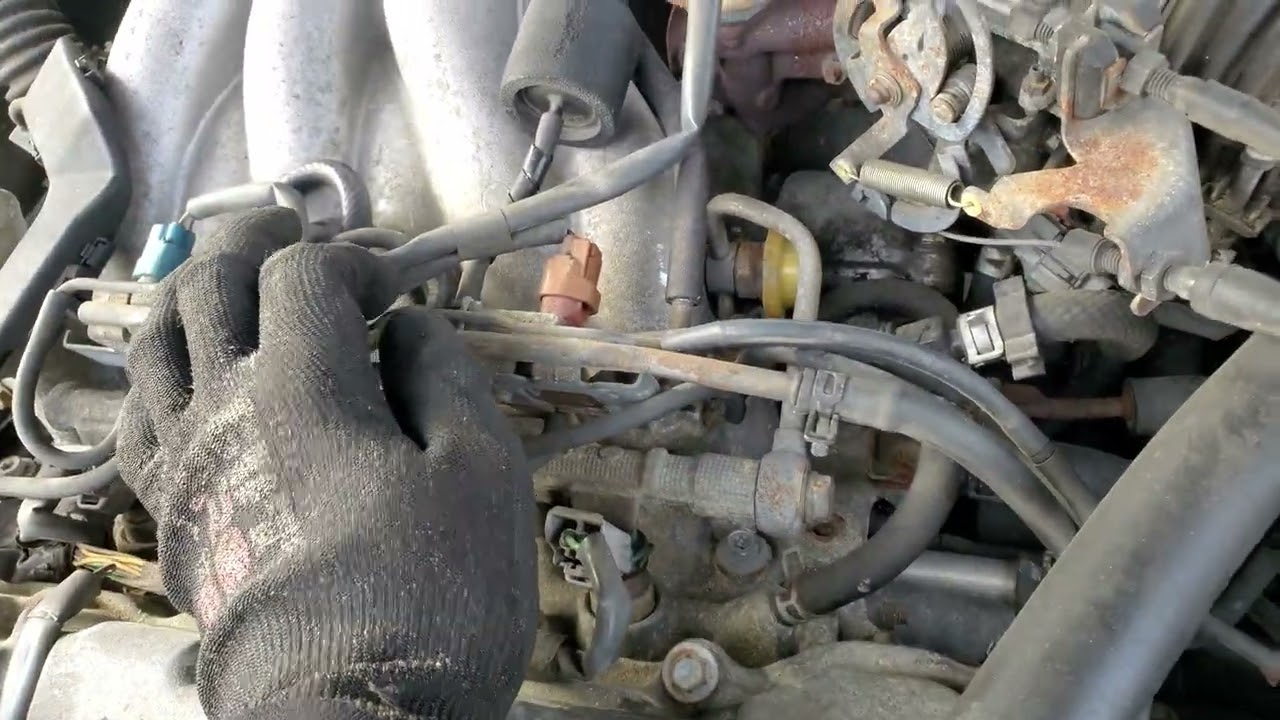 Расположение элементов системы испарения топлива Toyota Camry 97 (код ошибки P0446, P0441)