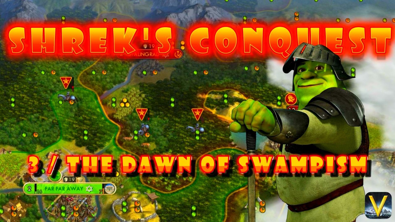 Shrek finds God (he looked in the mirror) - Shrek's Conquest 3 | Civ 5