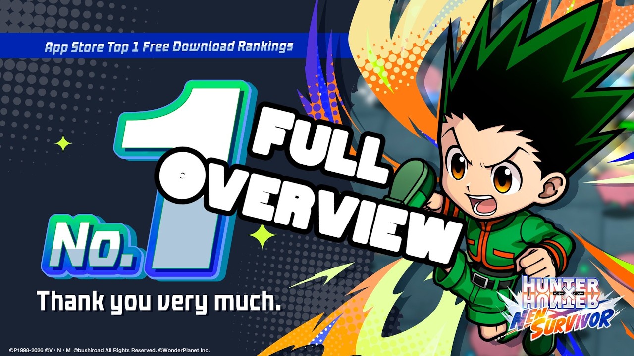 HUNTER×HUNTER NEN×SURVIVOR Is Out Globally (Excluding US But Easy To Play) Full Overview