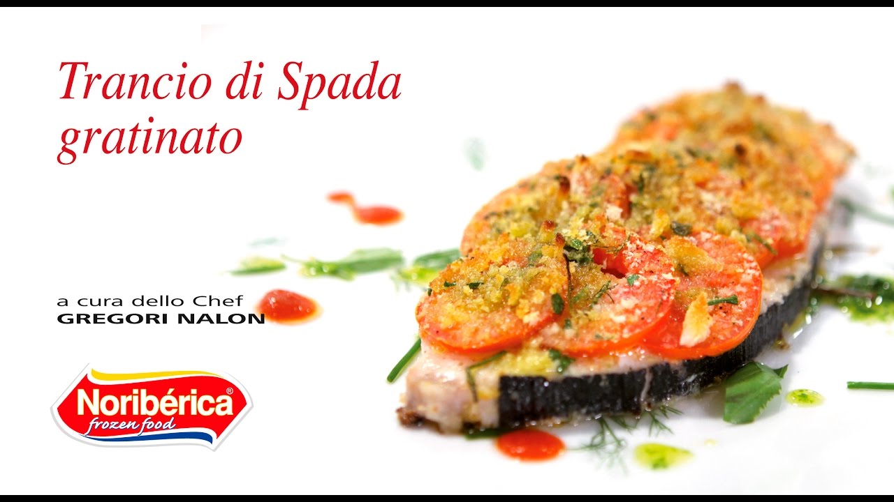 Trancio di pesce spada gratinato