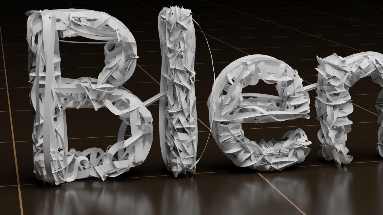 Blender Tutorial: Paper Tape Effect